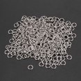 thumbnail image 3 of 500 Stainless Steel Open Jump Rings 7mm Dia. Findings,500x Connection button,silver, 3 of 8