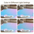 thumbnail image 7 of ODIKA 8'x10' Washable Area Rug Fish Scale Ombre Seashell Border Mermaid Gradient Refined Structured for Dining Room, Large Office, Lounge, Non-Slip Chair-Friendly Mat, 7 of 7