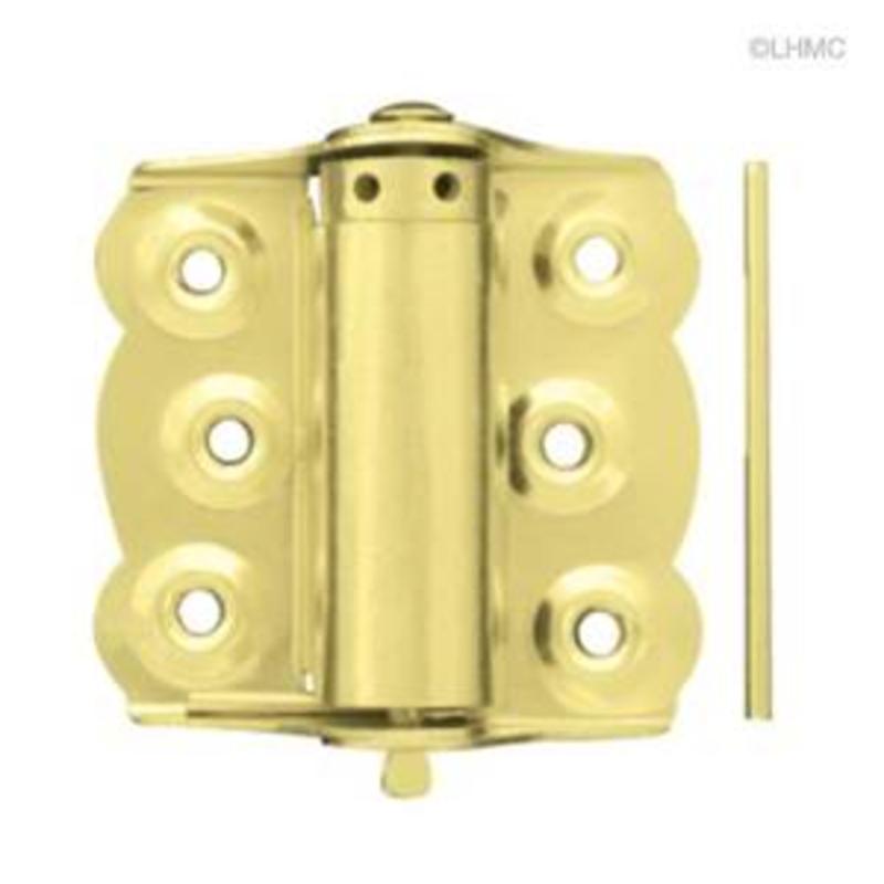 (5 Pack) Adjustable Spring Storm Door Hinge Brass Brainerd 32566