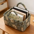 thumbnail image 4 of XINGAG Boho Storage Basket, Fabric Storage Organizer with Handles, Decorative Storage Bin, Collapsible Organizer for Toys, Clothes and Books, Decorative Basket for Nursery, Bedroom and Closet, 4 of 5