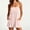 Pink#01, variant on Women's Summer Sleeveless Athletic Workout Rompers Oversized Square Neck Spaghetti Strap Gym Short Jumpsuits Casual Solid Loose Lightwieght Comfy Yoga Running Overalls