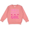 thumbnail image 2 of Inktastic Mimi and Papa Girl Grandchild Valentine Toddler Sweatshirt, 2 of 4