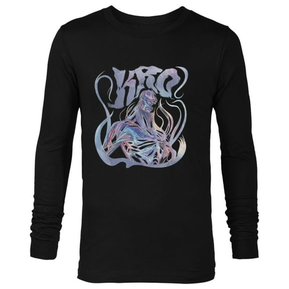 Marvel Eternals Kro Watercolor Swirls - Long Sleeve T-Shirt for Men – Customized-Black