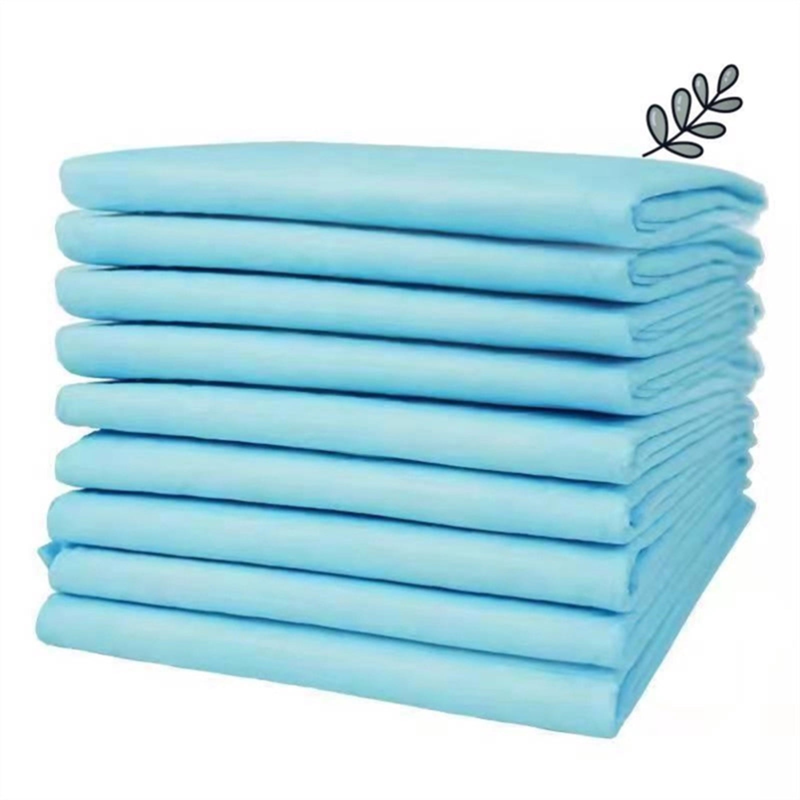 Large Dog Pee Pads 20 Count 6-Layer Super Absorbent Leak-Proof Training Pads Disposable Pet Wee Wee Mats For Dog Puppy Cat Rabbit 35"x24" Sky Blue