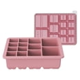 thumbnail image 2 of Bandeja de silicona para cubitos de hielo de 13 compartimentos con molde flexible de varios tamaños – Antiadherente y apta para alimentos, ideal para el hogar, bares y cócteles., 2 of 6