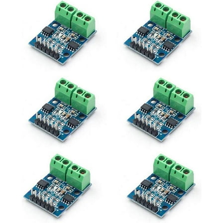 Treedix 6 pcs L9110S 2.5-12V DC Motor Stepper Motor Drive Board H-Bridge Motor Drive Compatible with Stepping Motor