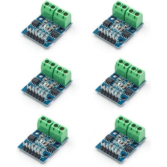 Treedix 6 pcs L9110S 2.5-12V DC Motor Stepper Motor Drive Board H-Bridge Motor Drive Compatible with Stepping Motor