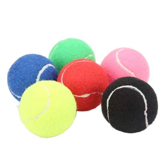 Tennis Training Ball, Tennis Ball Set Rubber Various Venues Applicable Multicolor For Yoga Fitness