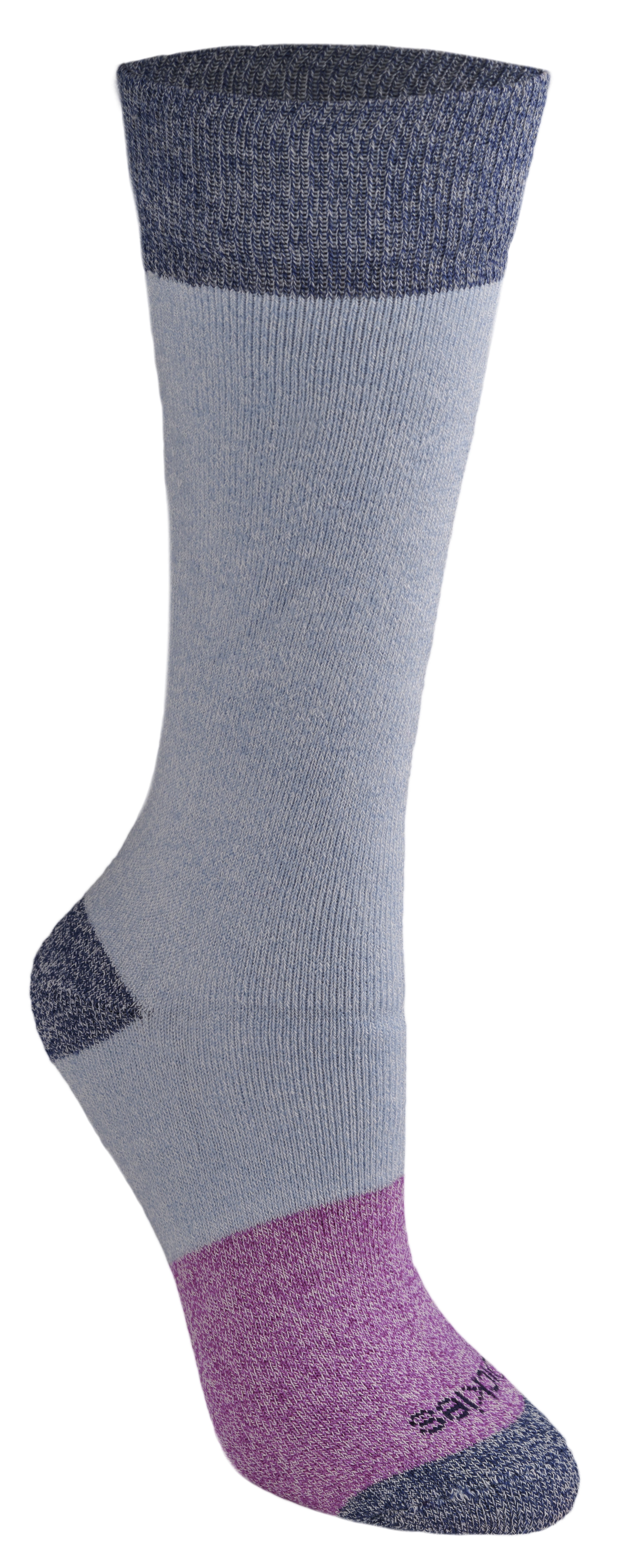 Genuine Dickies Women's Charcoal Fiber Basic Thermal Crew Socks, 2-Pack