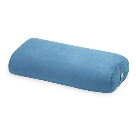 Gaiam Rectangular Yoga Bolster Teal 25 L x 12 W x 5 H