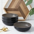 thumbnail image 6 of Stone Lain Daisy 32-Piece Dinnerware Set Stoneware, Brown and Black, 6 of 6