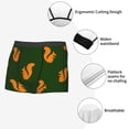 thumbnail image 3 of Balery Bold Squirrel Silhouettes Calzoncillos bóxer para hombre, ropa interior de algodón suave y transpirable con cinturilla de nailon-Small, 3 of 5