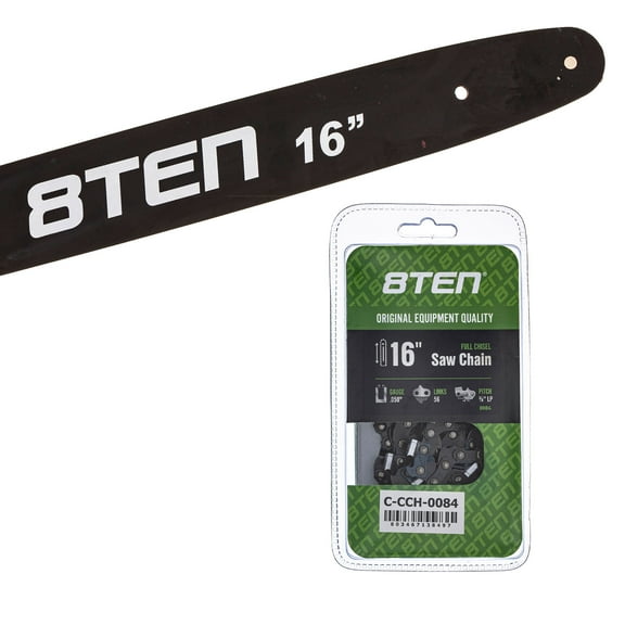 8TEN 16" Chainsaw Bar & Chain .050 3/8LP 56DL for Husqvarna MK1010318