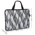 thumbnail image 2 of JRXY Colorful Color Blocks and Lines Simple Style Laptop Sleeve Carrying Bag 10inch, 2 of 5