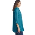 thumbnail image 3 of Woman Within Plus Size Button-Front Embroidered Tunic, 3 of 5