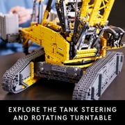 LEGO Technic Liebherr Crawler Crane LR 13000 42146 Advanced Building Kit for Adults, Build and Display this Model Crane, Incredible Details Including Winch System and Luffing Jib