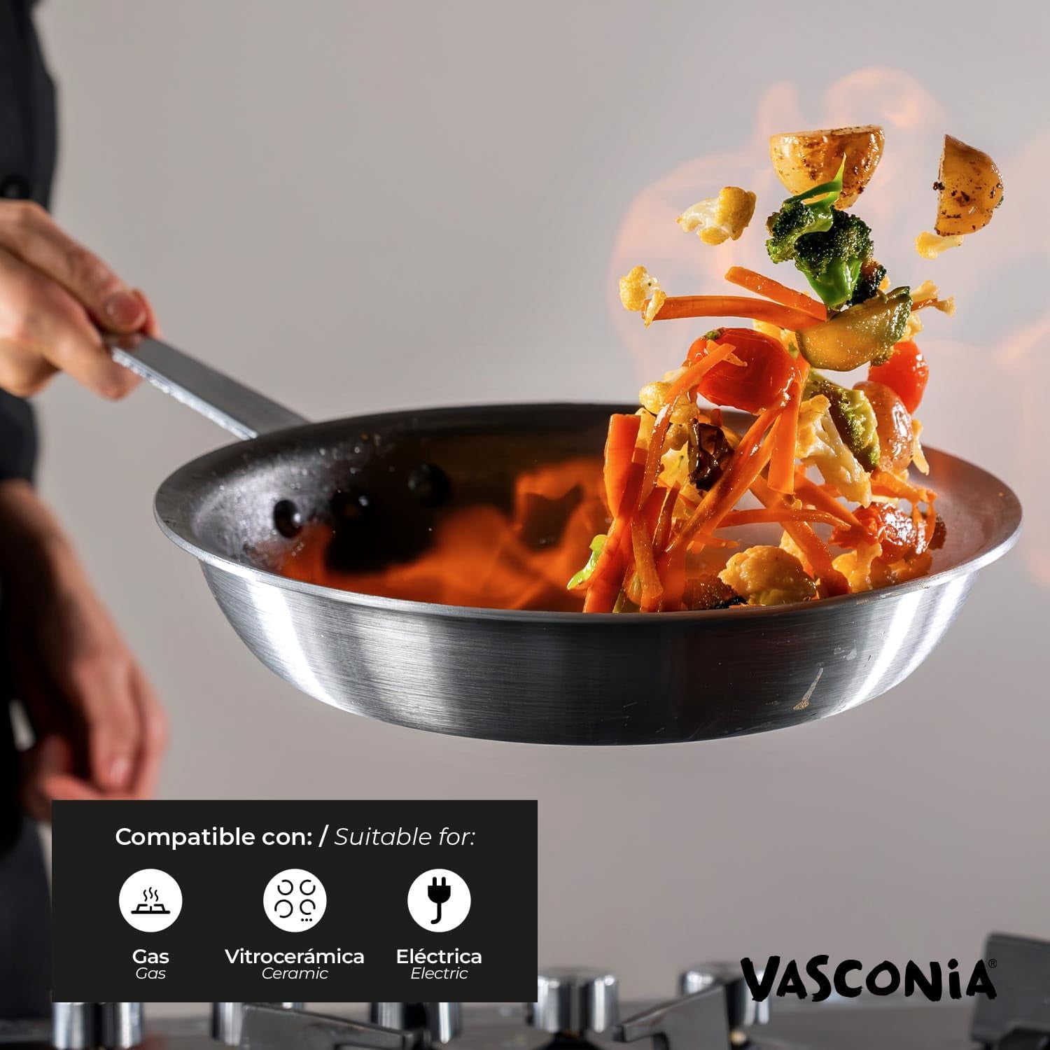 Professional 12 Inch Aluminum Fry Pan Nonstick with Fast Cool Handle for Home and Kitchen Cooking