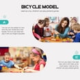 thumbnail image 2 of OULII 1pc Bike Ornament Zinc Alloy Cycle Miniature Toy for Office Desk Study Use, 2 of 7