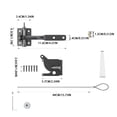 thumbnail image 4 of Yingyy Spring Cable Pull Gate Latch pulled open from Garden And Pool Fencing Security Heavy Duty Lever Fence Door Latches, 4 of 6