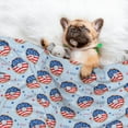 thumbnail image 3 of Sigee Donut with the USA Fag for Pet Blanket for Dog Cat Puppy Blanket Cat Blankets for Small and Medium Pets-Large, 3 of 8