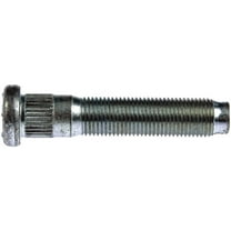 9/16-18 Serrated Wheel Stud - 0.625 In. Knurl, 2-29/32 In. Length