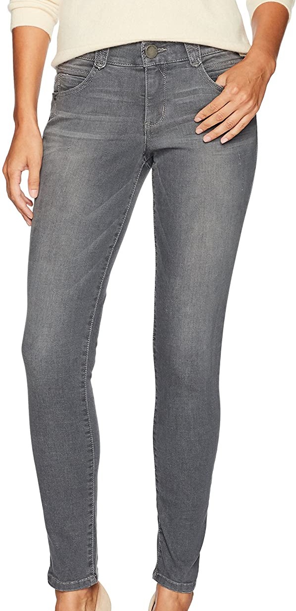 women's gray jeggings