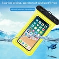thumbnail image 4 of TIMIFIS Travel Essentials Universal Waterproof Phone Pouch IPX8 Waterproof Phone Case For Beach Underwater Cellphone Dry Bag With Lanyard Fits All Phones Up To 7.2IN - Summer, 4 of 6
