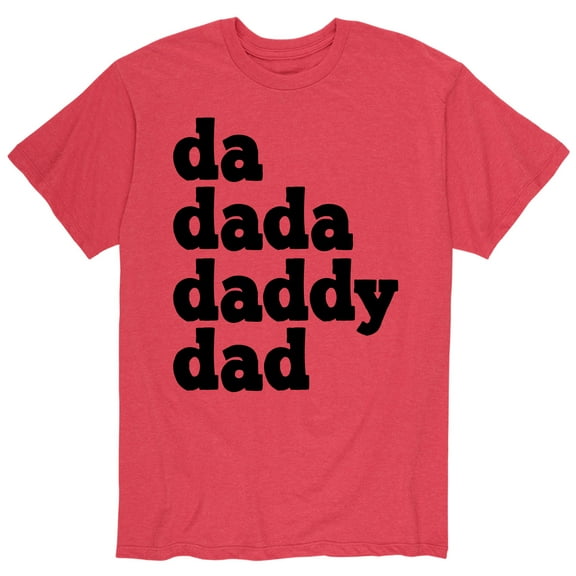 Instant Message - Da Dada Daddy Dad - Father's Day Gift - Men's Short Sleeve Graphic T-Shirt