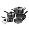 Tramontina 8-Piece Nonstick Cookware Set, Black
