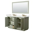 thumbnail image 2 of Wyndham Collection Wcf414160d-Qtz-Us3m58 Strada 60" Free Standing Double Basin Vanity Set, 2 of 7