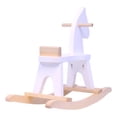 thumbnail image 6 of Amish-Made Wooden Rocking Horse Toddler Ride-On Toy - Harvest Stain Finish, 6 of 6