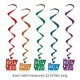 thumbnail image 4 of Beistle Happy New Year Whirls, assorted colors (Case of 30), 4 of 6
