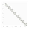 thumbnail image 2 of Sterling Silver 10inch Fancy Polished Anklet, 2 of 2