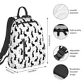 thumbnail image 2 of Fotbe Black Rabbit Mochila Ligera para Hombres y Mujeres - Duradera y Resistente al Agua, Ideal para Escuela, Trabajo, Viajes y Uso Diario, 2 of 7