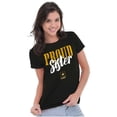 thumbnail image 2 of US Army Proud Sister Military Logo Women's T Shirt Ladies Tee Brisco Brands S, 2 of 4