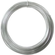 diollo 20 Meters - 18 Gauge (1.2mm) Aluminium Silver Art and Craft Wire for Jewellery Making, Flower Decoration and Floral Arrangement