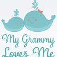 thumbnail image 2 of CafePress - My Grammy Loves Me Infant Bodysuit - Baby Light Bodysuit, Size Newborn - 24 Months, 2 of 4