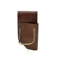 98450 - Pliers & Hammer Holder in Heavy Dark Tan Top Grain Leather