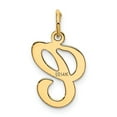thumbnail image 3 of Auriga Fine Jewelry 14K Yellow Gold Letter C Initial Charm Pendant for Women (L- 11.02 mm, W- 16 mm), 3 of 6