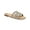 Beige, variant on Women's Bay Sandal Gold Leaf Marche Embellishment 6.5M