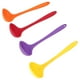 thumbnail image 3 of 4pcs Cucharones coloridos del utensilio de la cocina Cucharas suaves suaves creativas de la sopa del silicón Cucharones antiadherentes flexibles resistentes al calor (color al azar), 3 of 5