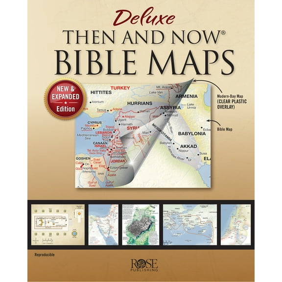Deluxe Then and Now Bible Maps: New and Expanded Edition (Hardcover)