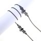 thumbnail image 5 of 3 Piezas Cadenas de Vidrio Cadena de Gafas de Murciélago de Halloween Gafas de Sol Góticas Collar de Gafas Gafas de Lectura Retenedor de Gafas de Murciélago Negro Cordones Accesorios de Fies, 5 of 5
