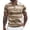 ZA Khaki, variant on Polos for Men Business Short Sleeve Color Blocked Striped Lapel Button T Shirt Pocket Loose Comfortable Trade Casual Men Polo Shirts Blue L
