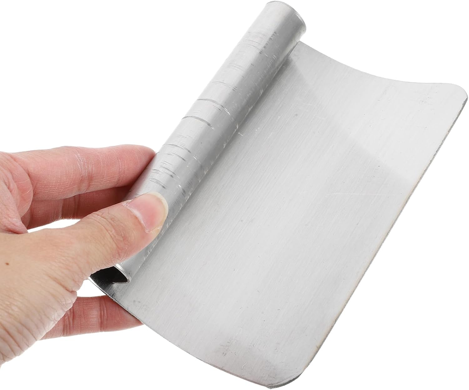 ABPETE 2Pcs Stainless Steel Pig Scraper Tool Pig Hair Removal Knife Manganese Steel Animal Hair Scraper Ergonomic Handle for Farm Butcher Meat Processing