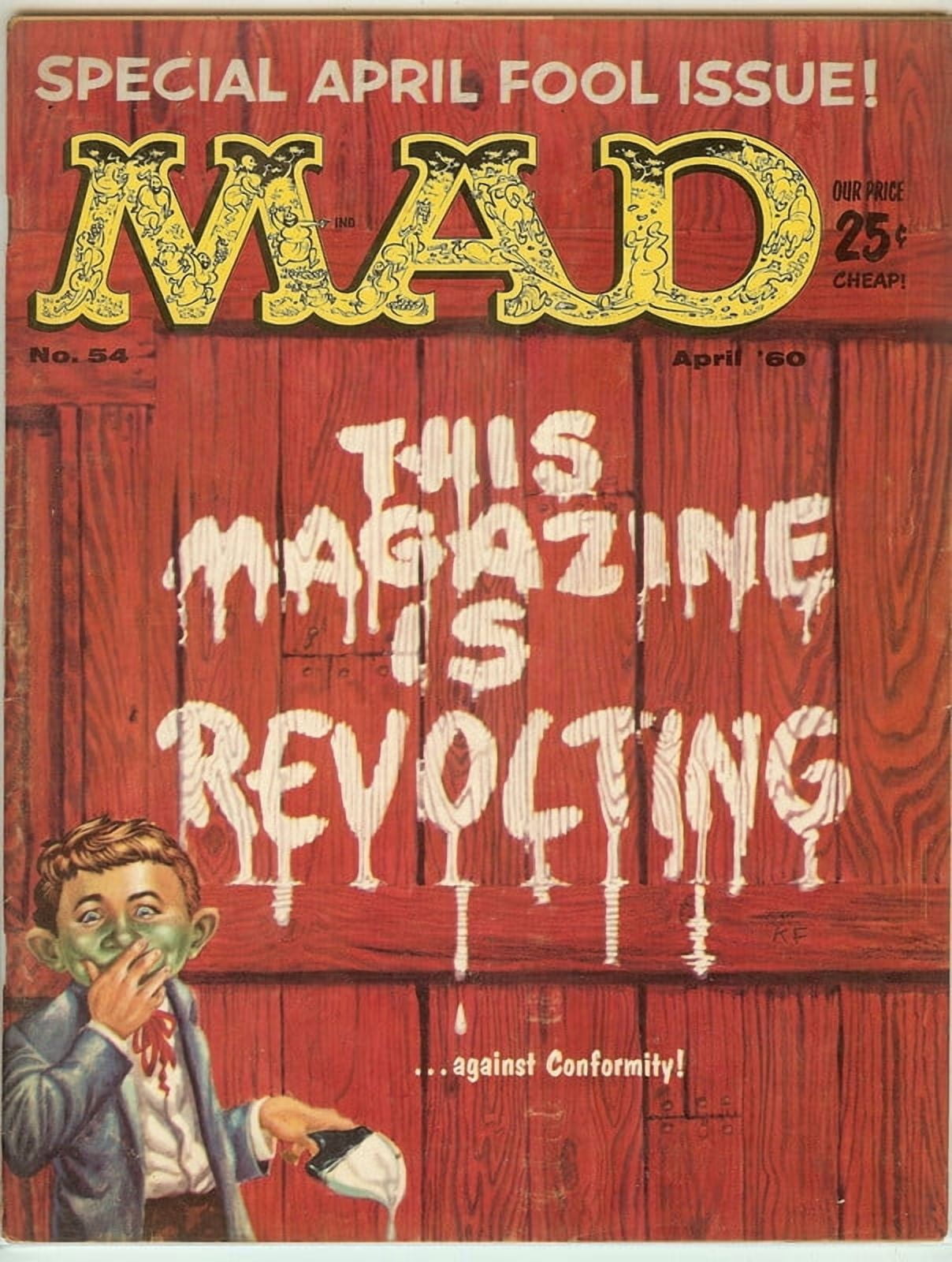 MAD Magazine Vintage Collectible #54 April 1960 Fine (FN)