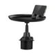 thumbnail image 2 of Portavasos expansor para coche con bandeja desmontable | Base ajustable para tazas, teléfonos y aperitivos | Compatible con la mayoría de vehículos y botellas | Pestañas de goma antideslizantes, 2 of 5