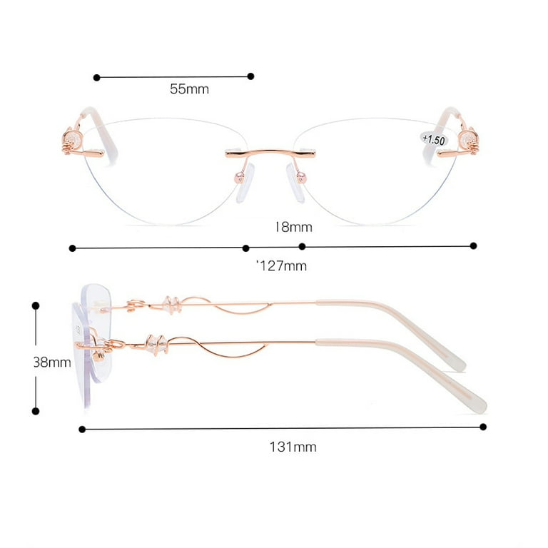 Invisible cheap reading glasses