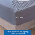 thumbnail image 2 of Twin Size Box Spring Cover Bed Skirts Wrap 4 Side Of The Mattress, Stretch & Snug Fit, Ultra, 2 of 5