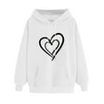 thumbnail image 2 of Women's Oversized Sweatshirt Print Fall And Winter Hoodie Pullover Tops Long Sleeved Comfortable Sweatshirt, 2 of 4